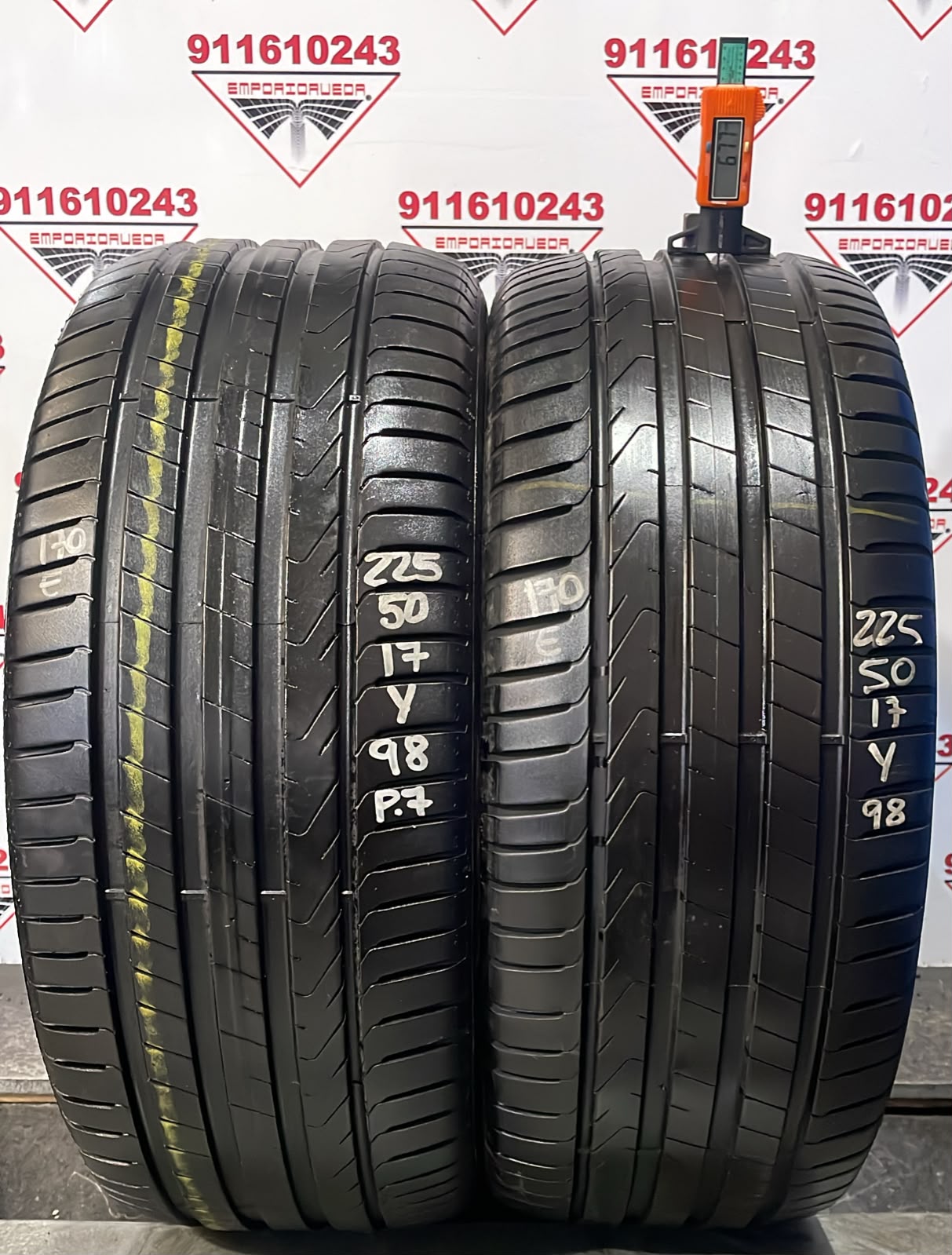 PIRELLI CINTURATO P7 USADO  225/50 R17 98 Y